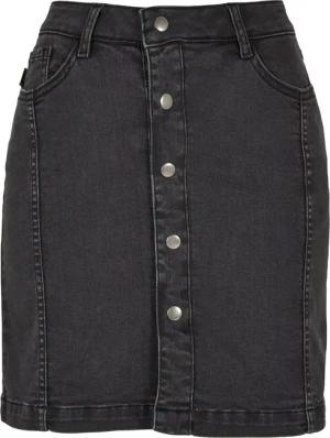 URBAN CLASSICS Sommerrock "Urban Classics Damen Ladies Organic Stretch Button Denim Skirt", (1 tlg.)