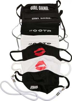 URBAN CLASSICS Mund-Nasen-Maske "Urban Classics Unisex Face Mask 7-Pack"