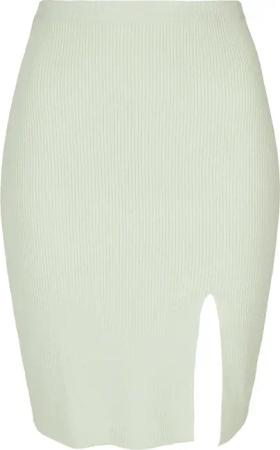 URBAN CLASSICS Sommerrock "Urban Classics Damen Ladies Rib Knit Skirt", (1 tlg.)