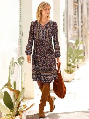 Inspirationen Tunikakleid "Druck-Kleid"