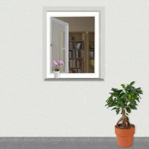 Windhager Insektenschutz-Fensterrahmen "Basic", BxH: 100x120 cm, kürzbar