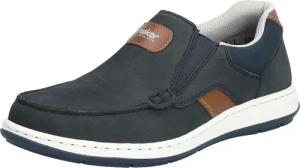 Rieker Slipper, Mokassin, Loafer, Komfortschuh mit Gummizug für guten Sitz