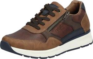 Rieker Sneaker, mit gepolstertem Schaftrand, Freizeitschuh, Halbschuh, Schnürschuh