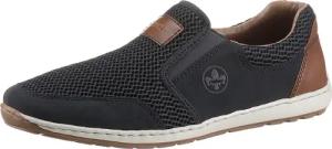 Rieker Slipper Sommerschuh, Schlupfschuh, Freizeitschuh mit kontrastfarbenen Besätzen