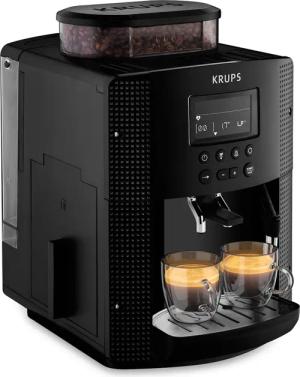 Krups Kaffeevollautomat "EA8150", Arabica Display, LCD-Display, Speichermodus, Dampfdüse für Cappuccino