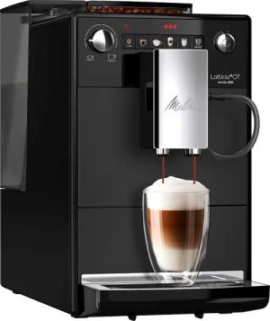 Melitta Kaffeevollautomat "Latticia One Touch F300-100, schwarz", kompakt, aber XL Wassertank & XL Bohnenbehälter