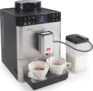 Melitta Kaffeevollautomat "Passione One Touch F53/1-101, silber", One Touch Funktion, tassengenau frisch gemahlene Bohnen