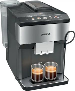 SIEMENS Kaffeevollautomat "EQ500 integral TP516DX3, App-Steuerung, Doppeltassenfunktion", intuitives Farbdisplay, automatische Dampfreinigung, edelstahl