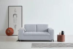 OTTO products 2-Sitzer "Grazzo", hochwertige Stoffe aus recyceltem Material, Steppung im Sitzbereich