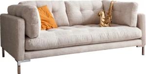 Trends by HG 2-Sitzer "Landau", in Cord-Stoff mit Metallfuß