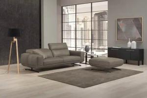 Egoitaliano 2,5-Sitzer "Gloria, super bequem und hochwertige Verarbeitung, edles Design", beidseitig verstellbare Rückenelemente, mit Metallfüßen