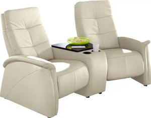 exxpo - sofa fashion 2-Sitzer "Tivoli, Kinosofa, bequem,", mit Relaxfunktion, integrierter Tischablage und Stauraumfach