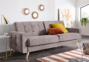 exxpo - sofa fashion 3-Sitzer "Nappa, kompakt und komfortabel, bequem, zeitloses Design, L-Form", tolle Detailverarbeitung