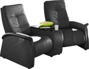 exxpo - sofa fashion 2-Sitzer "Tivoli, Kinosofa, bequem,", mit Relaxfunktion, integrierter Tischablage und Stauraumfach