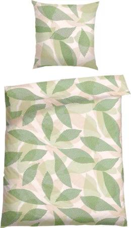 Schiesser Bettwäsche "Lea aus weicher Baumwolle mit einem aufwändigen Grafikdesign", MADE IN GREEN by OEKO-TEX