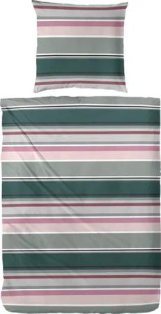 Primera Bettwäsche "Late Summer Stripe", mit modernen Streifen in frischen Farben