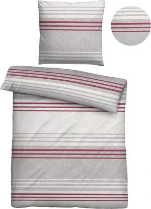 Biberna Bettwäsche "0840516", kuschelig warm, samtweich, Melange, 100% Baumwolle, made in Germany