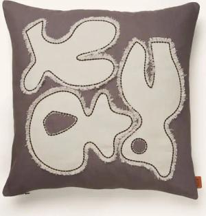 Ferm LIVING Dekokissen FIGURE mit Daunenfüllung