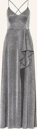 VM Vera Mont Abendkleid mit Glitzergarn und Cut-out