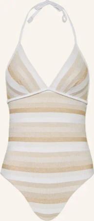 Max Mara BEACHWEAR Neckholder-Badeanzug CARINA mit Glitzergarn