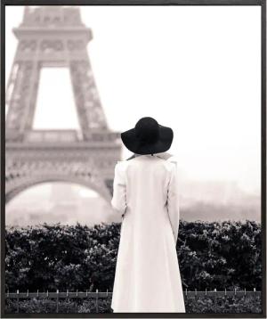 Liv Corday Wandbild EINFACH PARIS mit Rahmen