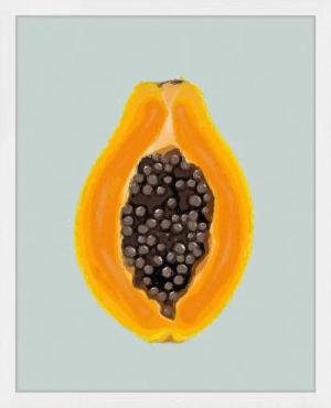 Liv Corday Wandbild PAPAYA mit Rahmen