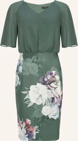 SWING Cocktailkleid im Materialmix