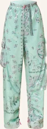 KHRISJOY Cargohose mit Pailletten