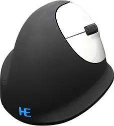 r-go HE Ergo Vertical Mouse Größe M rechts Maus ergonomisch kabellos schwarz, silber