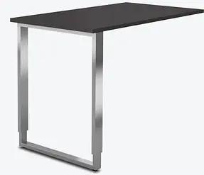 Kerkmann Anbautisch höhenverstellbar Yukon anthrazit rechteckig 100,0 x 80,0 x 68,0 - 82,0 cm