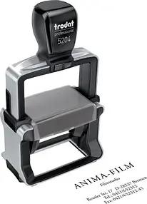 trodat Textstempel, individualisierbar 5204 selbstfärbend schwarz ohne Logo