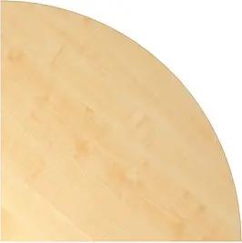 HAMMERBACHER Verbindungsplatte Savona ahorn, dreieckig abgerundet 80,0 x 80,0 x 2,5 cm