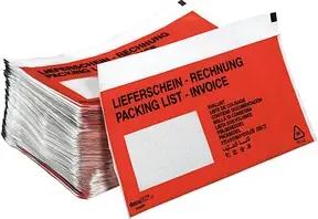 VP Lieferscheintaschen Kunststoff DIN lang 1.000 St.