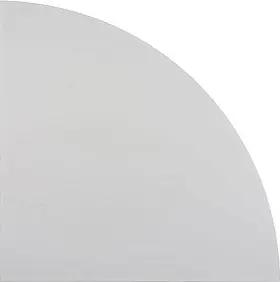 HAMMERBACHER Verbindungsplatte Savona lichtgrau, dreieckig abgerundet 80,0 x 80,0 x 2,5 cm