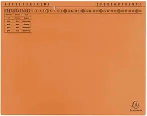 25 Exacompta Hängehefter Exaflex Karton orange 1 x Amtsheftung / kaufmännische Heftung