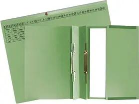 25 Exacompta Hängehefter Exaflex Karton grün 2 x kaufmännische Heftung