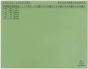 25 Exacompta Hängehefter Exaflex Karton grün 1 x Amtsheftung / kaufmännische Heftung