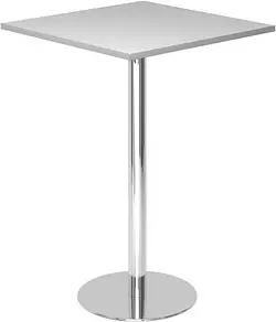 HAMMERBACHER Stehtisch lichtgrau 80,0 x 80,0 x 111,6 cm