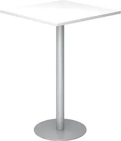 HAMMERBACHER Stehtisch weiß 80,0 x 80,0 x 111,6 cm