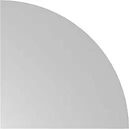 HAMMERBACHER Verbindungsplatte VXBE91 lichtgrau, silber dreieckig 80,0 x 80,0 x 2,5 cm
