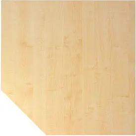 HAMMERBACHER Verbindungsplatte VXBT12 ahorn, weiß Trapezform 120,0 x 120,0 x 2,5 cm