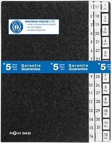 PAGNA Pultordner 1-31, 1-12, Jan.-Dez. schwarz