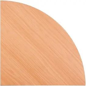 HAMMERBACHER Verbindungsplatte Savona buche, dreieckig abgerundet 80,0 x 80,0 x 2,5 cm