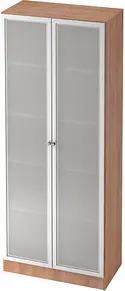 HAMMERBACHER Savona Vitrine nussbaum 4 Fachböden