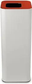 TKG Pure Mülleimer 60,0 l weiß, rot