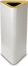 TKG Pure Mülleimer 60,0 l weiß, gelb
