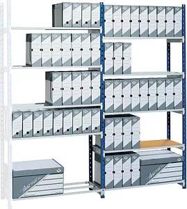 PAPERFLOW Anbau-Schwerlastregal RangEco 514S blau 100,0 x 40,0 x 200,0 cm