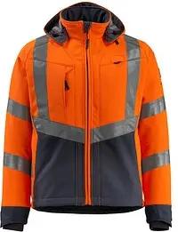MASCOT® unisex Warnjacke Blackpool orange, schwarzblau Größe L