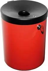 TKG Rondo Maxi Wandaschenbecher rot abschließbar