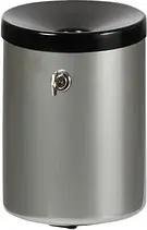 TKG Rondo Maxi Wandaschenbecher silber abschließbar